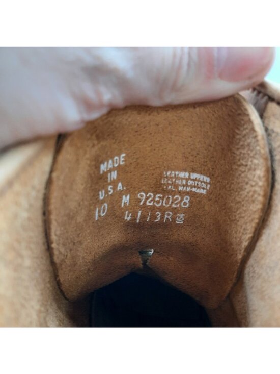 Timberland Boot Company Coulter Mens 10 Boots Tan Leather Heritage Made In USA main image 5